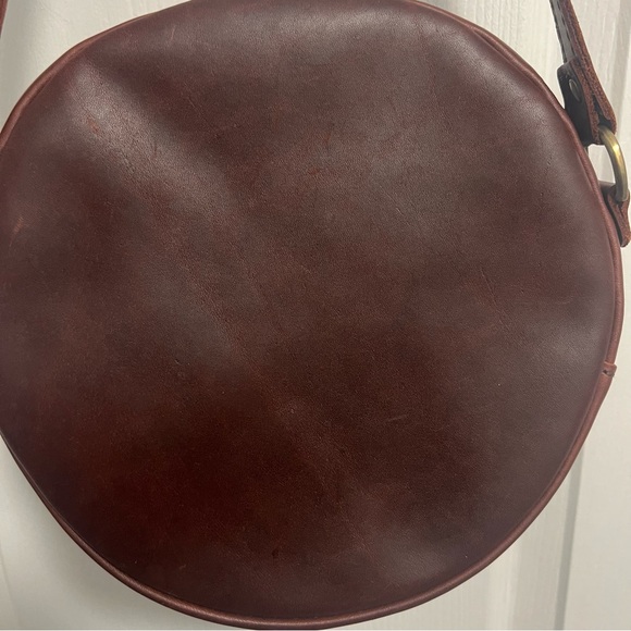 Portland Leather AP Large Circle Cross Body & AP Mini Envelope Cognac - Picture 4 of 5
